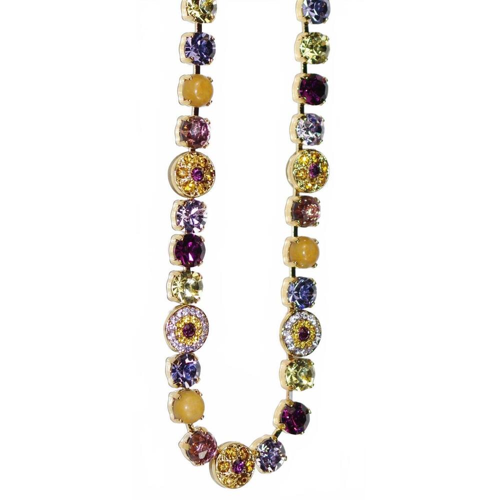 NEW MARIANA women's sunrise necklace in gold